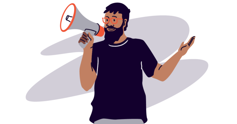 Man With Megaphone