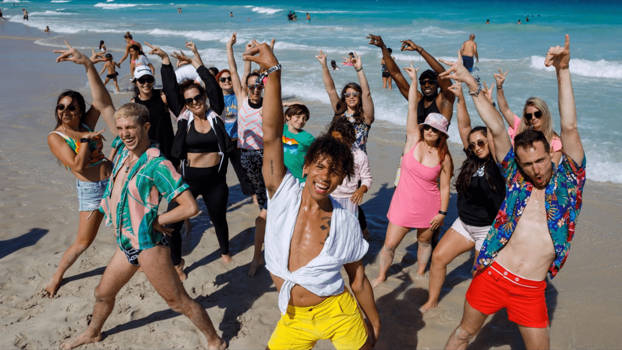 People dancing at an event