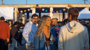 People enjoying MAMA's Night Market