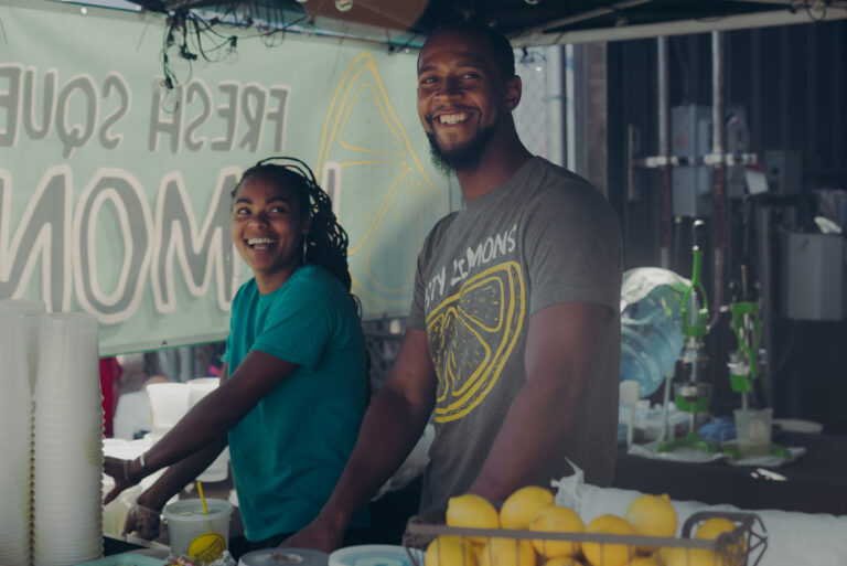 Vendors at a Latin City event